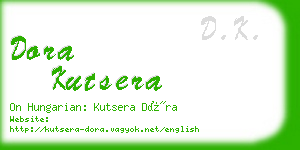 dora kutsera business card